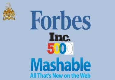 guest post on Forbes Mashable Inc 1500