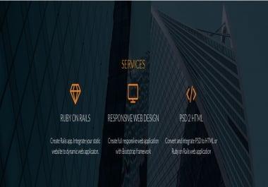 Ruby on Rails website