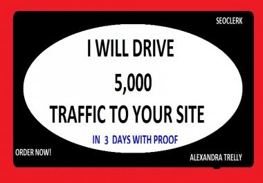 drive unlimited keyword targeted traffic to your website With Proof