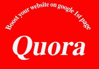 10 Quora Link sharing with your keywords & url