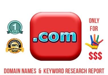 suggest seo friendly Best DOMAIN names with domain research