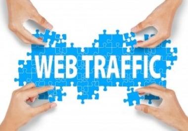 06 Month Promotion,  Real Visitors Traffic to Website