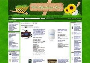 Amazon Gardening Affiliate Store Website Script
