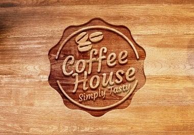 Design a attractive wood logo