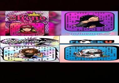 Snapchat Design a custom cool,  colourful & latest snapcode for you