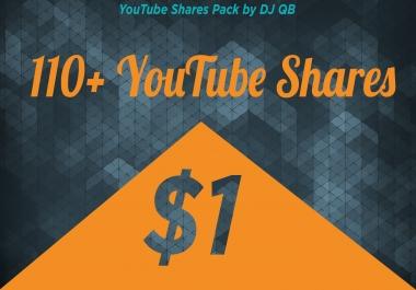 110+ YouTube Shares