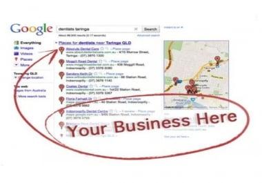 Manually create 300 Point Google Map Listing SEO. Boost Google Place Ranking.