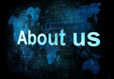 The Outstanding About Page