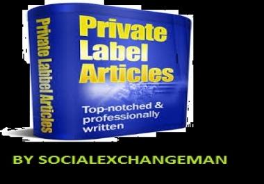 Get over 10000+ PLR articles ANY NICHE