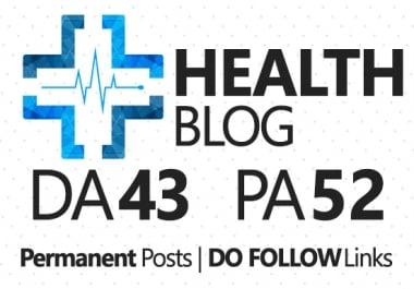 Make Guest Post in Health Blog