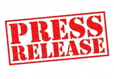 Publish Your Written Press Release To Top 20 PR Distribution Networks