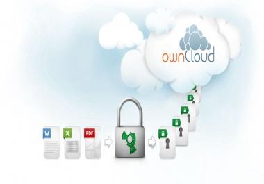install and configure owncloud on your server