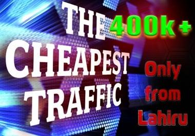 Send 400000+ Human Traffic by Google Twitter Bing Youtube etc
