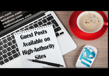 High Pr Guest Posting Behance Instructables Blogger Wix Tumblr Popular sites