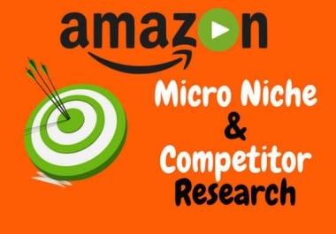 Amazon Niche Research & Competitor Analysis