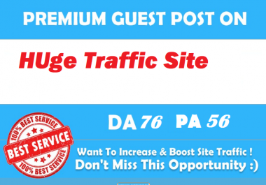 Guest Post On Google News Approved Huge Traffic Site DA75