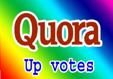 Get you 50 Quora Upvotes from usa country