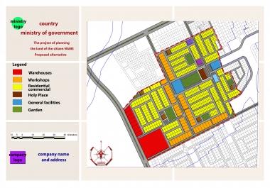 I will render your autocad land use plan, by photoshop for presentation