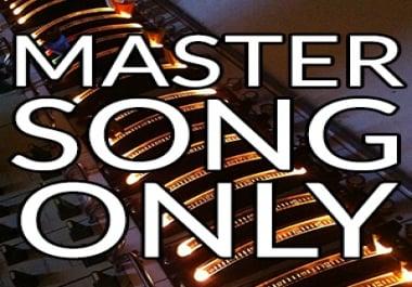 Master your song with the Best Quality in just 24hrs