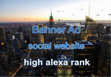 Add 728x90 Banner on Social Bookmarking Website,  High Alexa Rank