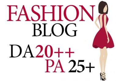 I Will Submit Guest Post On Quality Fashion Blog