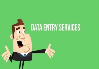 Do any kind of data entry work