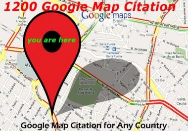 I will Do 120 Google map Local Citations