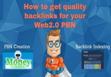 Create 50 Permanent PBN catagory web2 Post and 2nd tire 100 contextual backlinks on High Trust Flow domains