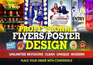 Awesome Flyer/Poster Design for your Business
