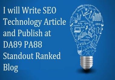 Writing 400 words article and Guest Post at DA 80 +