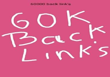 Create 60000 gsa, ser, backlinks for seo