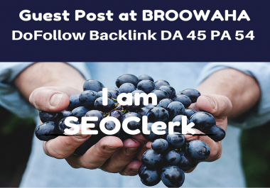 write and Publish Guest Post at Broowaha