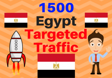 1500 Egypt TARGETED traffic to your web or blog site. Get Adsense safe and get Good Alexa rank