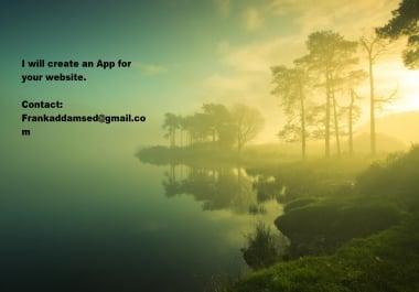 Convert Your Website To An App