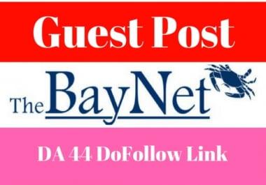 Free Offer - Publish A Guest Post With Dofollow Link On TheBayNet. com