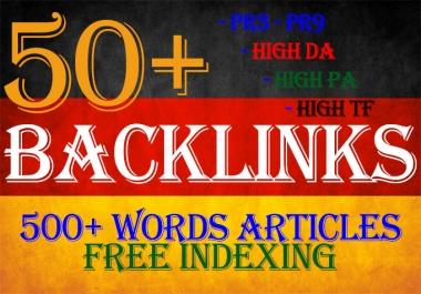 High PR DA German seo backlinks with keyword related content