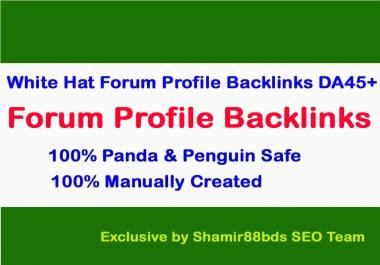 Dofollow 40 Forum Profile Links to Skyrocket Website DA40-100