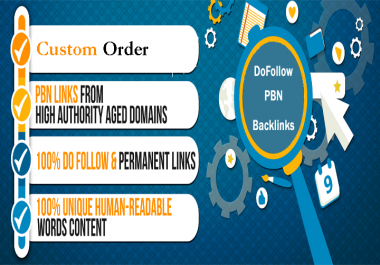 Add DA50 Permanent DoFollow High PBN link Xclusive Offer