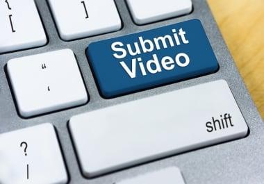Do Manually Video Submission On Top 10 Video Sharing Sites