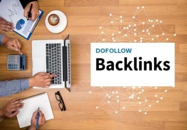 Provide High Quality Do Follow Backlinks To Improve Website