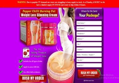 Design a CPA landing page or squeeze page