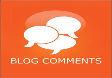 Promote website with HQ 40 Blog comment