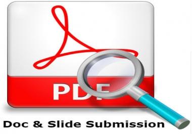 High Authority Doc & Slide Submission SEO Ranking service