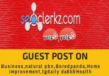 do publish a guest post on business and tech sites