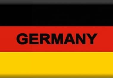 Drive 11,111 Germany Low Bounce Niche Targeted Traffic