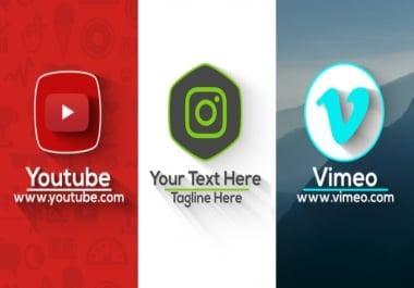 I will create Stylish Logo Reveal Animation