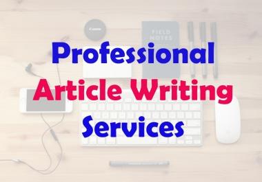 Write Unique Article for Your Website or Blog