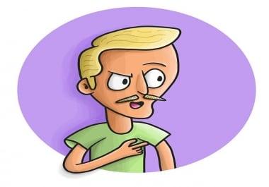 draw your photo in my cartoon or anime style