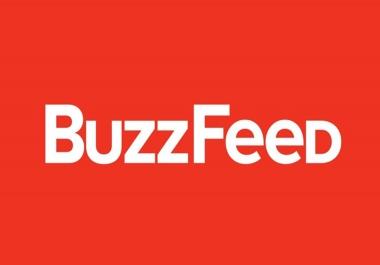 write and publish a guest post on buzzfeed