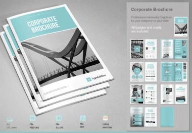 will design professional brochure,  Gflyer,  postcard